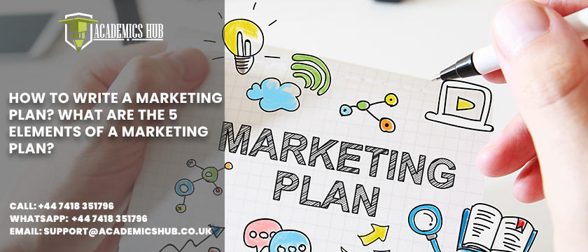 Academics Hub: How to Write A Marketing Plan? What Are The 5 Elements of A Marketing Plan?