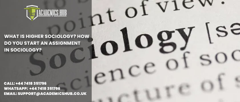 Academics Hub: What is Higher Sociology? How Do You Start an Assignment in Sociology?